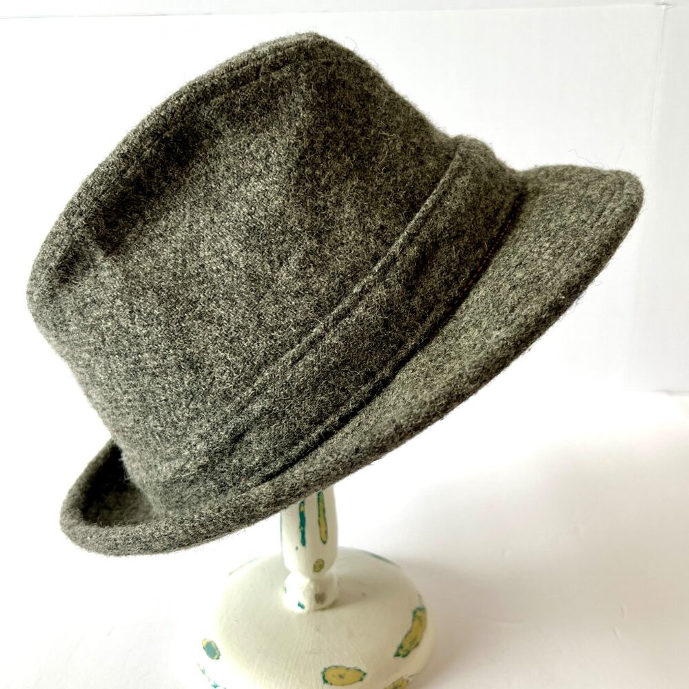 Dobbs Fifth Avenue 100% Wool Hat Vintage, Gray, Size 7 1/8, Great Look!